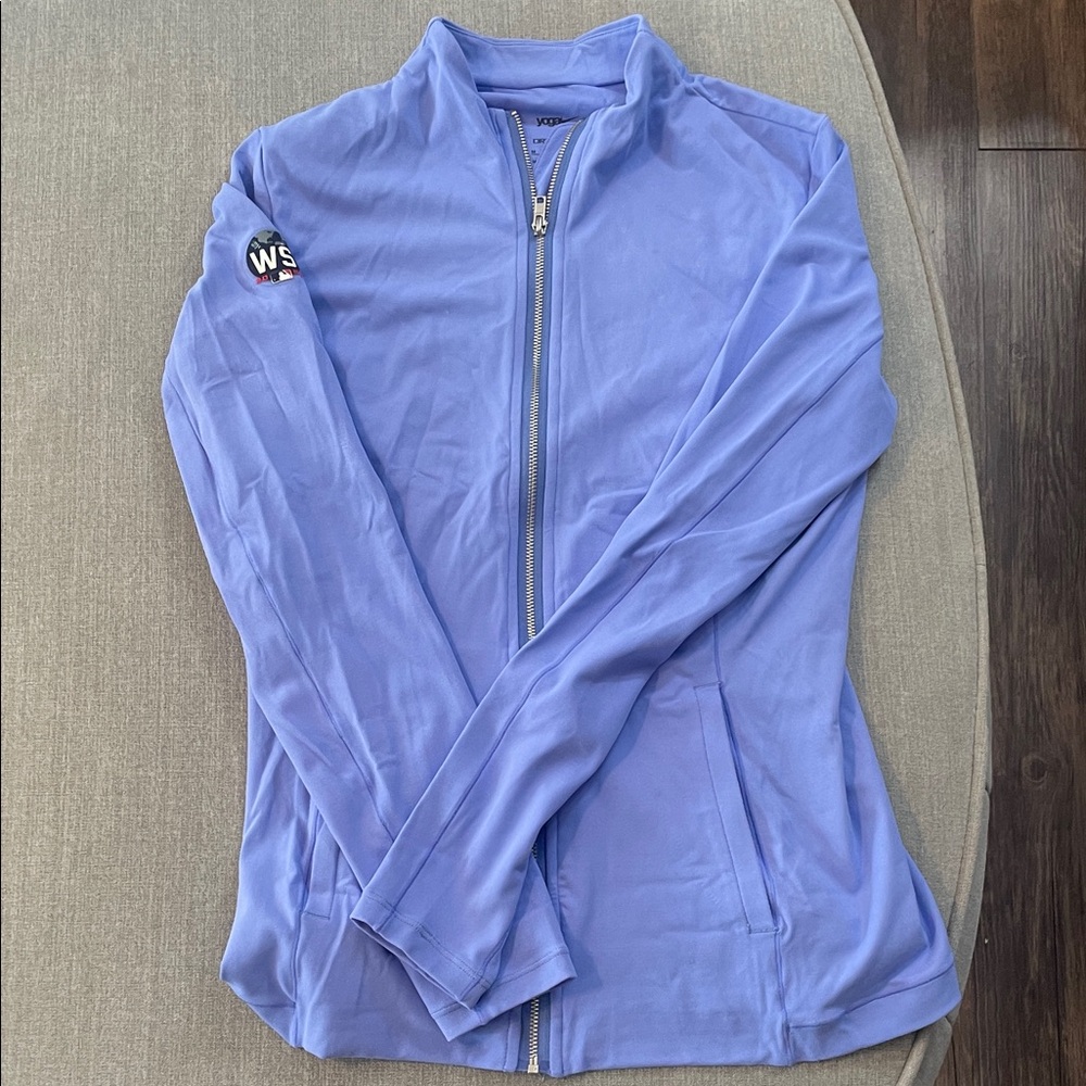 Nike Women's WS 2021 Light Blue Yoga Jacket